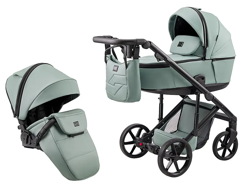 Коляска 2 в 1 Adamex Dolce Eco SA-20 нефрит, фото 1