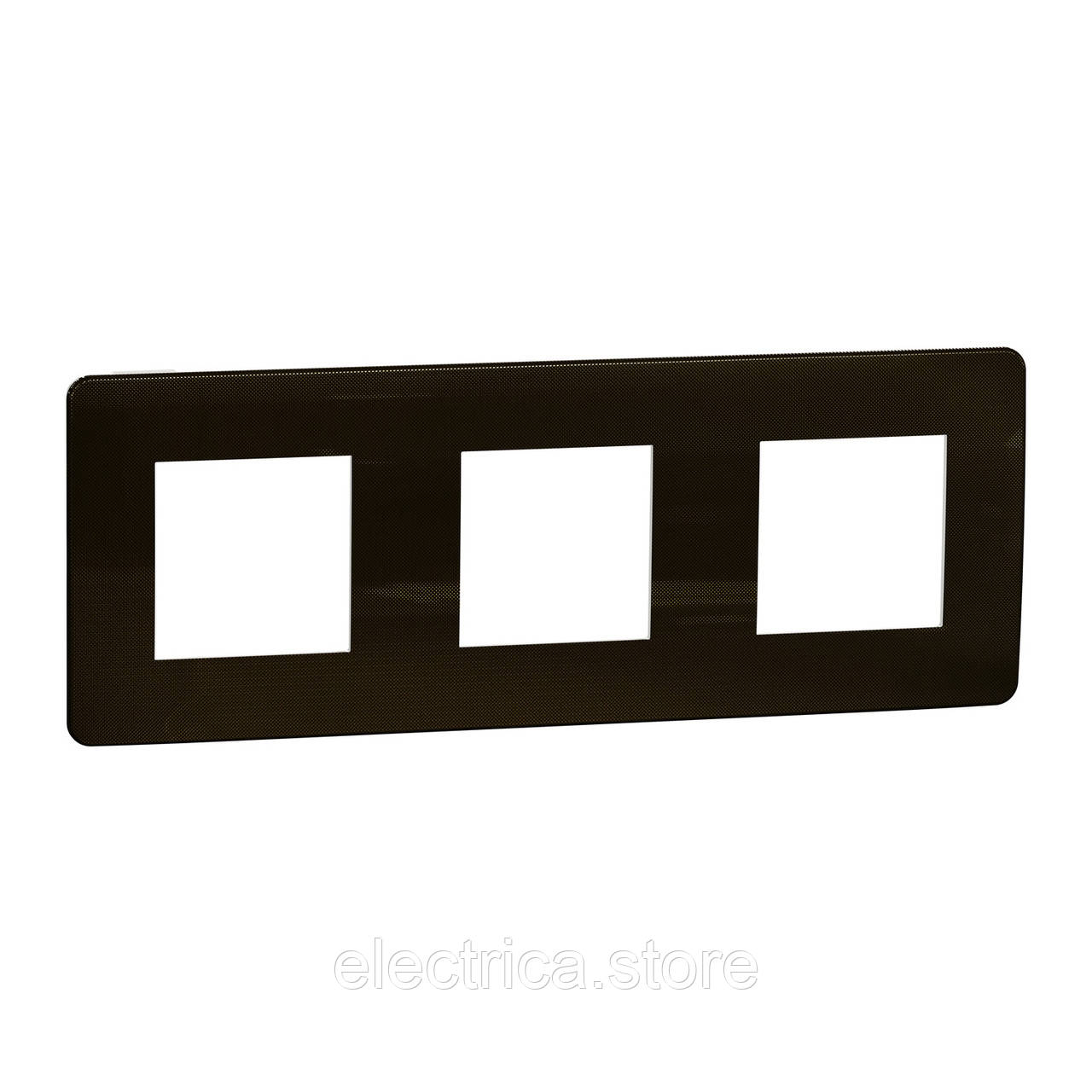 Рамка 3-пости Unica Studio Metal колір бронза/білий NU280650, фото 1