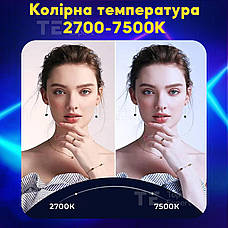 Світлодіодна лампа RGB стік 30см на магнітах для фото і відеозйомки селфі стік лампа жезл. Студійне світло, фото 4