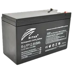 Ritar LiFePO4 12.8В 9А•г Літієва акумуляторна батарея