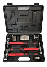 Комплект гідравлічних розпірок 4т LEX та молотків для рихтування Silver 7 шт., фото 4