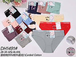 Труси юніор для дівчаток "Однотонні" 12-16 років (1491)