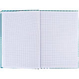 Книга записна Axent 8422-582-A А4  96арк., кліт., Lines, зелена, фото 4