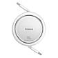 USB кабель-рулетка Type-C до Type-C Baseus Free2Draw Mini Retractable Charging Cable (1m, 100W). White, фото 3