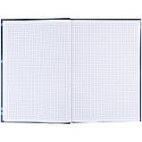 Книга записна Axent 8422-581-A А4 96арк., кліт., Lines, синя, фото 4