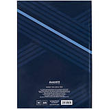 Книга записна Axent 8422-581-A А4 96арк., кліт., Lines, синя, фото 5