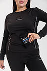 Комплект жіночої термобілизни columbia на флісі термокостюм каламбія чорний утеплений для холодної погоди, фото 4
