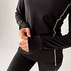 Комплект жіночої термобілизни columbia на флісі термокостюм каламбія чорний утеплений для холодної погоди, фото 5