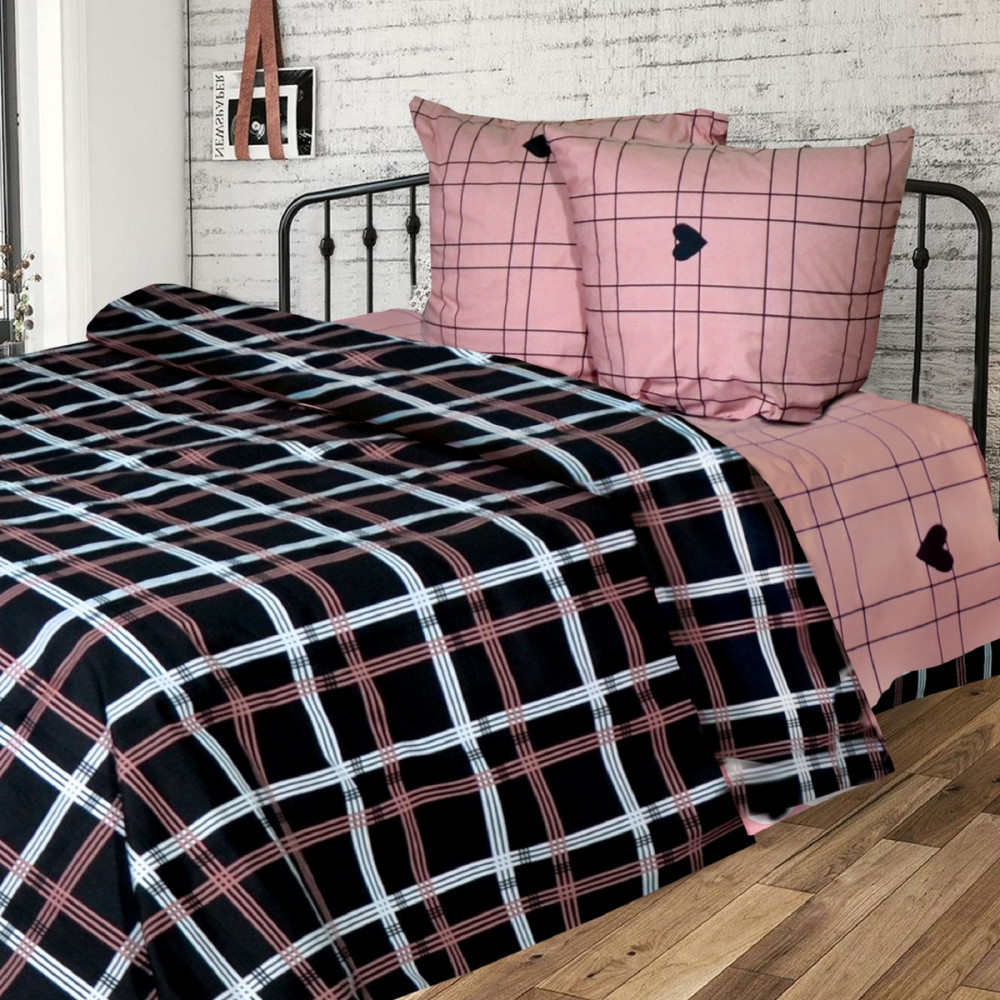 Комплект Євро з нав. 50х70см бязь набивна тм Ярослав t343, фото 1