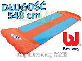 Дитяча водна гірка Bestway 549 см на 3 сидіння, фото 2