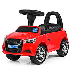 Каталка-толокар «Audi» M 3147A-3 Червоний, перший авто, що дарує драйв