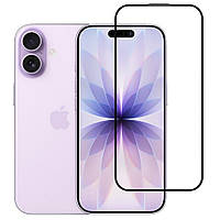 Захисне скло LUX для Apple iPhone 17 повна проклейка чорний
