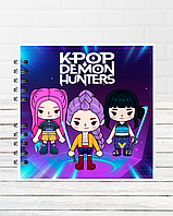 Альбом на липучках "К-ПОП Полювальниці на Демонів KPOP DEMON HUNTERS"