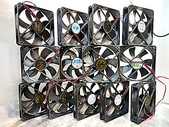 Б/У Кулер 12V  120х120х25 2pin 0.30A