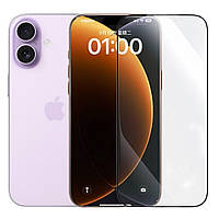 Захисне скло Fiji Premium для Apple iPhone 17 повне проклеювання Anti-Static чорний