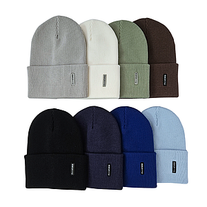 Дитяча шапка подвійної в'язки для хлопчиків розмір 48 осінь зима на об'єм 47-49 см 1-3 роки