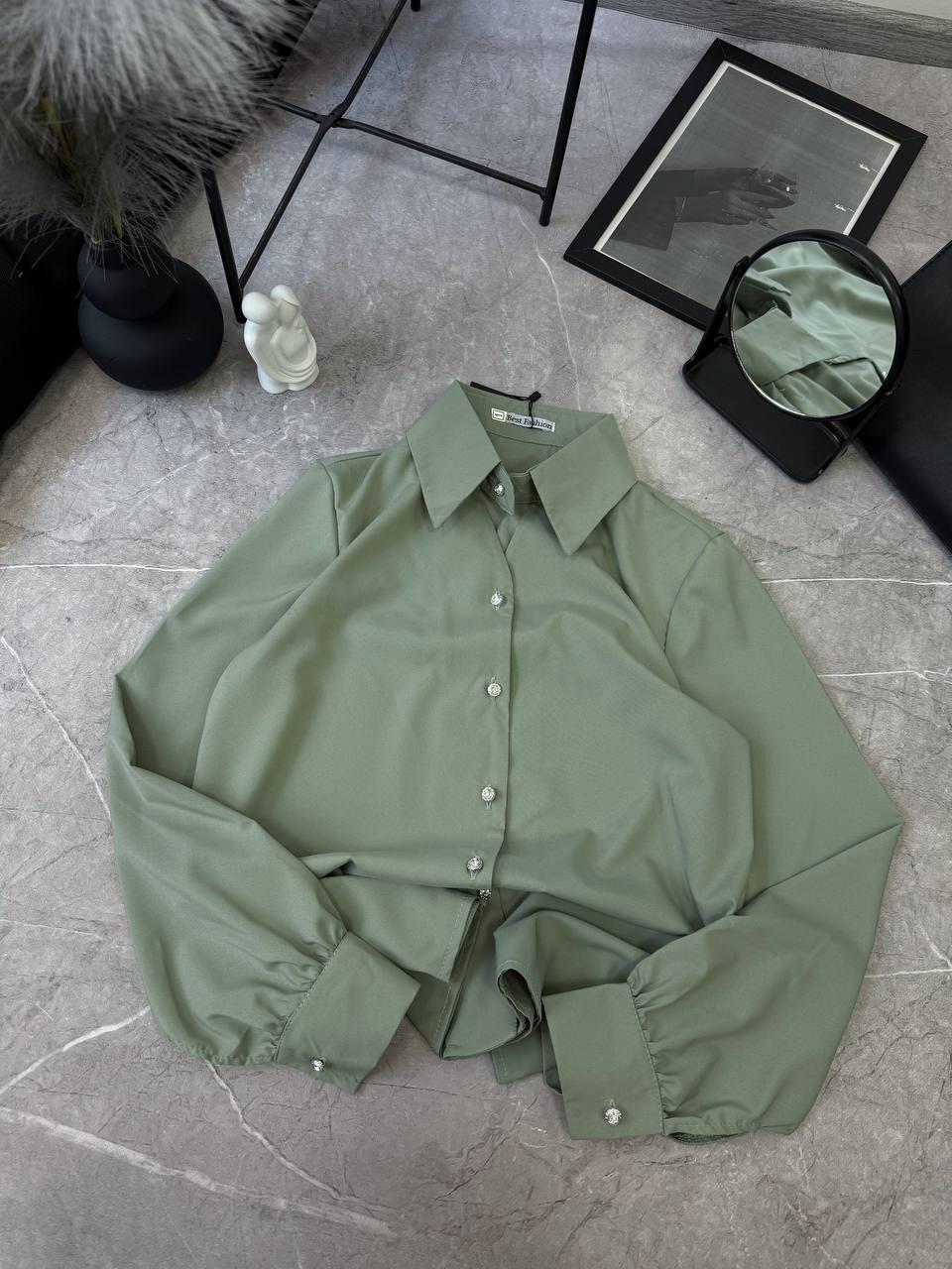 Жіноча сорочка ; Світлота: білий, чорний, шоколад, оливка: Розміри: 42-44,46-48;, фото 1