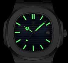 Ексклюзивний чоловічий годинник Poedagar Great з функцією хронографа та будильника, фото 3