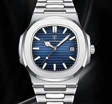 Ексклюзивний чоловічий годинник Poedagar Great з функцією хронографа та будильника, фото 2