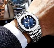 Ексклюзивний чоловічий годинник Poedagar Great з функцією хронографа та будильника, фото 5