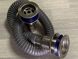 Сифон для умивальника, раковини універсальний, з гофротрубою