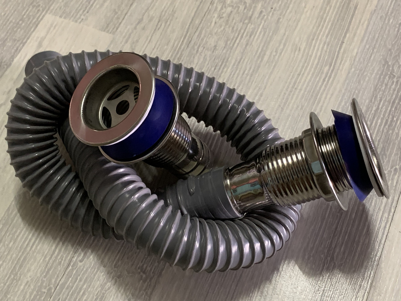 Сифон для умивальника, раковини універсальний, з гофротрубою