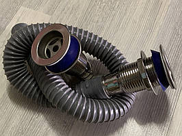 Сифон для умивальника, раковини універсальний, з гофротрубою