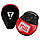 Лапи боксерські TITLE Classic Charge Punch Mitts Black/Red, фото 4