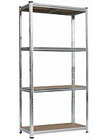 Стелаж металевий 180х90х40 см. 4 полиць, навантаження - 150 кг на полицю