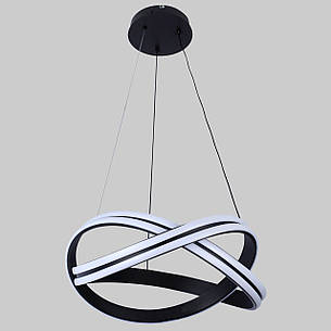 Підвісна led люстра 110W в чорному кольорі (87-78092 BK), фото 1