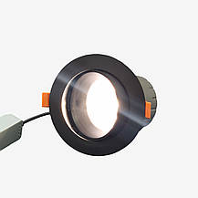 Світильник точковий врізний Light Club 12Вт 3000К чорний WL-320-12-3-BK-R, фото 5