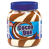 Шоколадна - молочна паста Mister Choc duo Cacao Creme 750г Германия