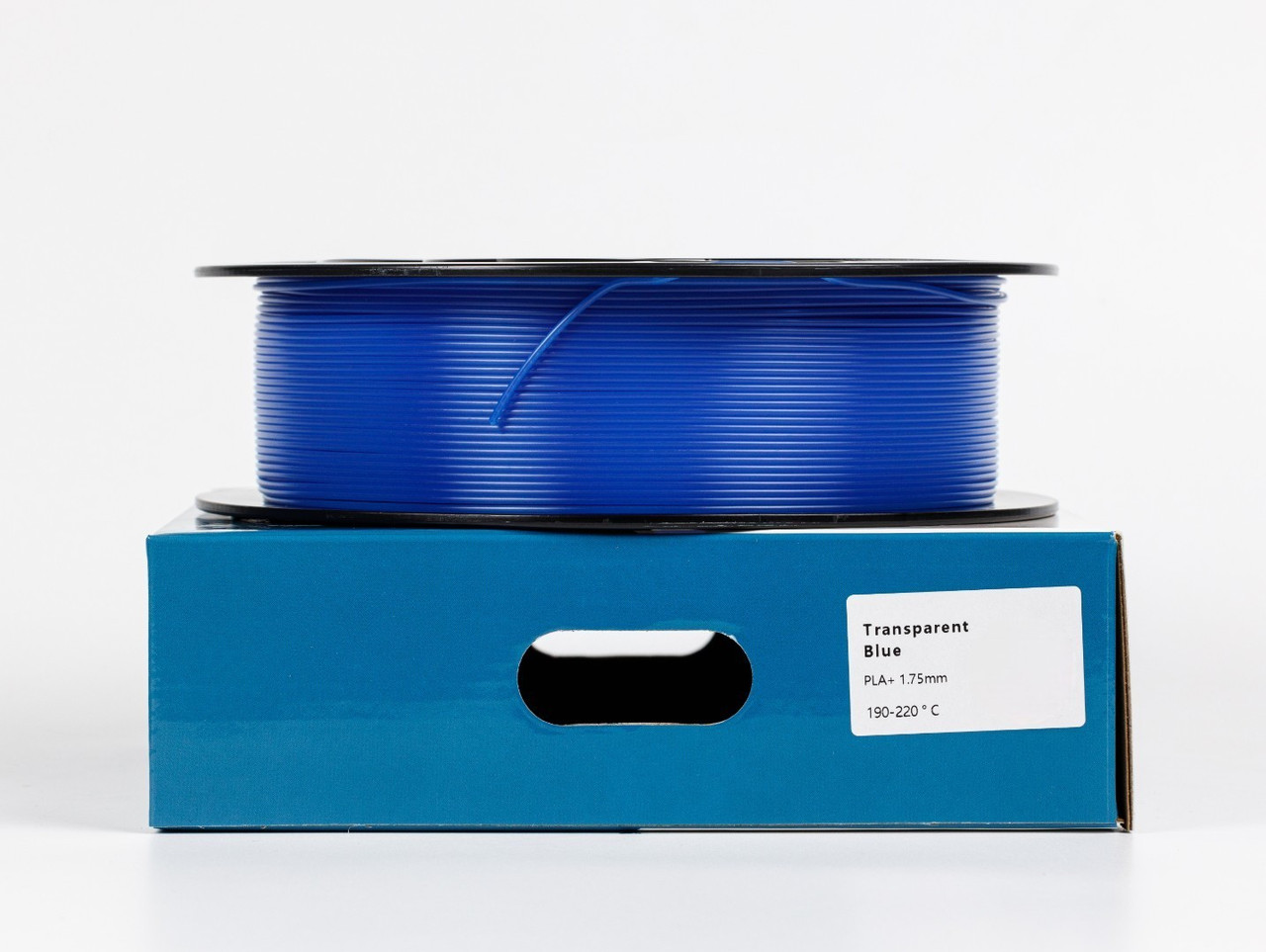 Пластик филамент для 3D-печати UA3D PLA PLUS Transparent blue 1.75мм, 1кг, Прозоро-синій