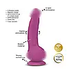 Вібратор реалістичний на присосці Greal Mini Gvibe, фіолетовий, 18 х 3 см, фото 7