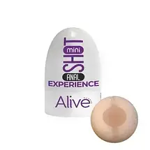 Кишеньковий мастурбатор у вигляді ануса Alive Mini Shot Experience бежевий, фото 5