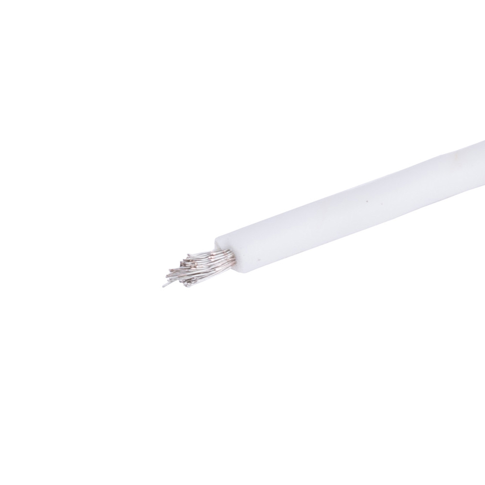 SIL-0.50-WHITE (20AWG) дріт у силіконовій ізоляції, білий, 1 м