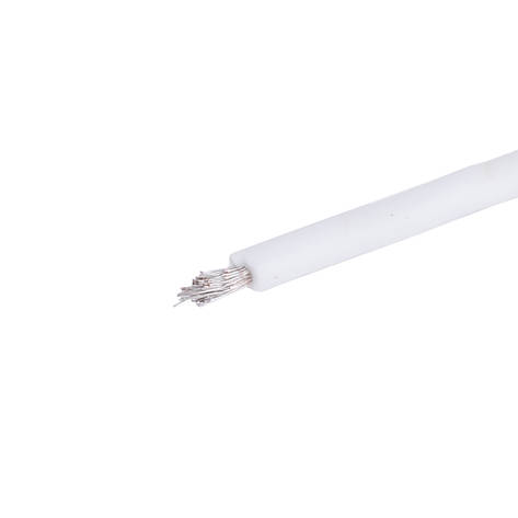SIL-0.50-WHITE (20AWG) дріт у силіконовій ізоляції, білий, 1 м, фото 1