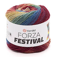 YarnArt FORZA FESTIVAL (Ярнарт Форза Фестиваль) №2904 (Пряжа напіввовняна для шкарпеток, нитки для в'язання)
