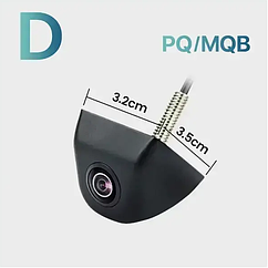 Камера заднього огляду GreenYi PQ 818 для Volkswagen:Passat CC,B7/Golf 6/Jetta 6/Tiguan 1/Polo/Sharan(2012-2018)