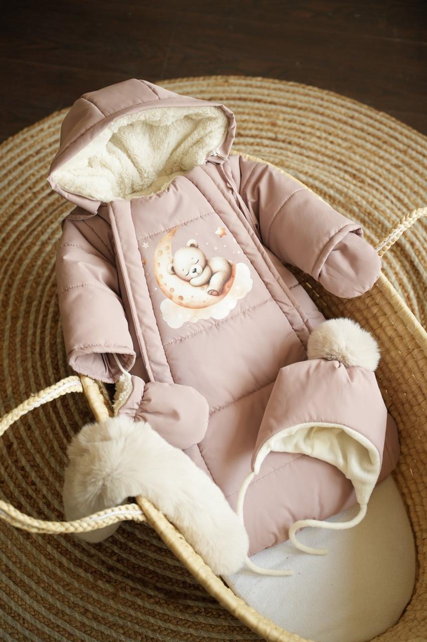 Дитячі комбінезони-трансформери для дівчинки.