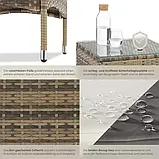 Ротангові меблі Luzern-коричневого кольору (натуральний), фото 7