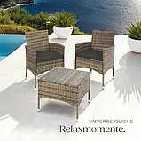 Ротангові меблі Luzern-коричневого кольору (натуральний), фото 4