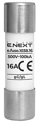 Запобіжник плавкий e.fuse.1038.16, типорозмір 10х38, 16А