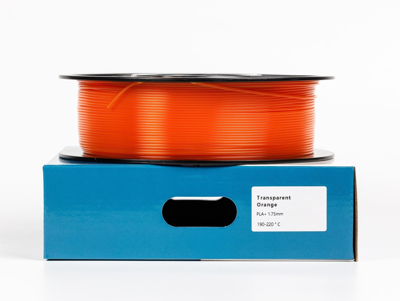 Пластик филамент для 3D-печати UA3D PLA PLUS Transparent Orange 1.75мм, 1кг, Прозоро-помаранчевий