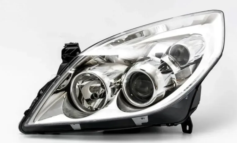 Фара ліва Opel Vectra C 06-09 Depo H7/H1/PY21W/W5W, -лампа, хром.відб., фото 1