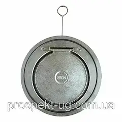 Клапан Ду80 ру16 зворотний сталевий міжфланцевий поворотний з гачком Walver WKP