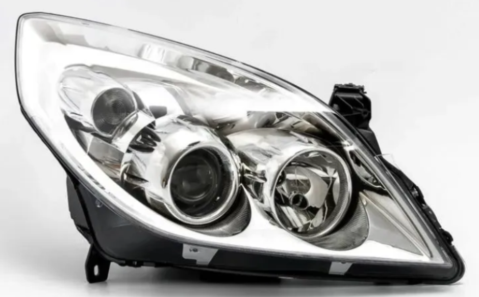 Фара права Opel Vectra C 06-09 Depo H7/H1/PY21W/W5W, -лампа, хром.відб., фото 1