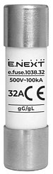 Запобіжник плавкий e.fuse.1038.32, типорозмір 10х38, 32А
