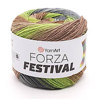 YarnArt FORZA FESTIVAL (Ярнарт Форза Фестиваль) №2910 (Пряжа напіввовняна для шкарпеток, нитки для в'язання)