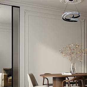 Підвісна led люстра 120W в чорному кольорі (87-78095 BK), фото 2